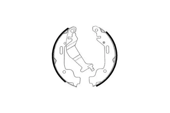 Jeu de mâchoires de frein E.T.F. 09-0592