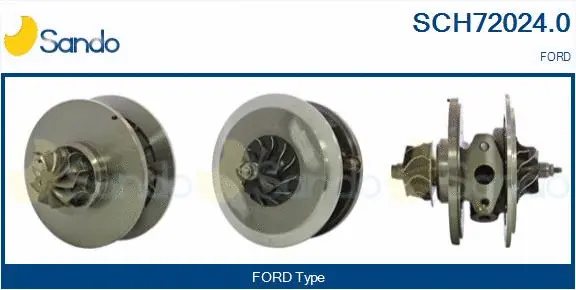 Groupe carter, turbocompresseur SANDO SCH72024.0