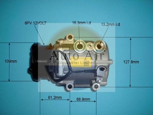 Compresseur, climatisation AUTO AIR GLOUCESTER 14-9719