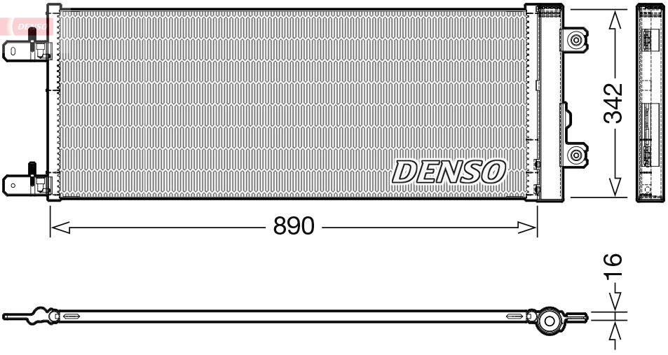 Condenseur, climatisation DENSO DCN99071