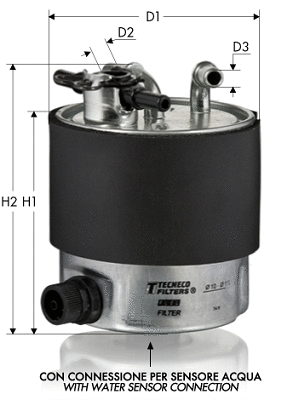 Filtre à carburant TECNECO FILTERS GS10535/1