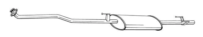 Silencieux avant Vellerand 12390