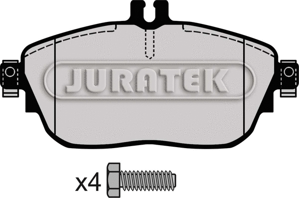 Kit de plaquettes de frein, frein à disque JURATEK JCP8131