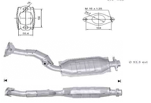 Catalyseur VEGAZ GmbH DK-962