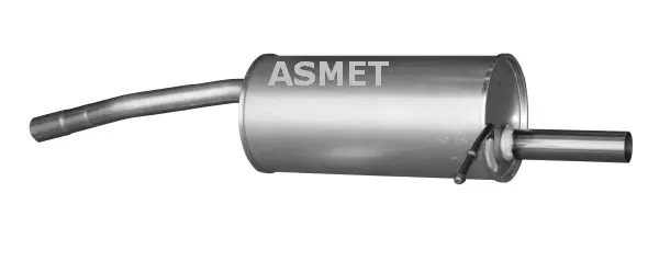 Silencieux arrière ASMET 10.116