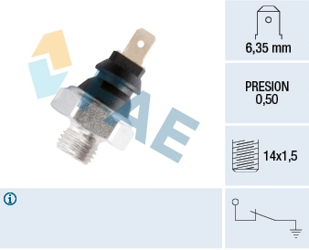 Indicateur de pression d'huile FAE 11250