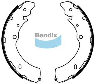 Jeu de mâchoires de frein Bendix BS1793