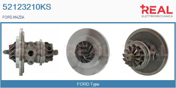 Groupe carter, turbocompresseur REAL 52123210KS