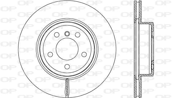 Disque de frein OPEN PARTS BDR2749.20