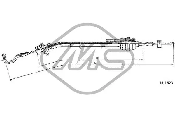 Câble d'accélération Metalcaucho 80685