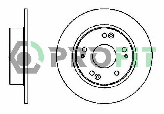 Disque de frein PROFIT 5010-1390