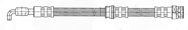 Flexible de frein CEF 512039