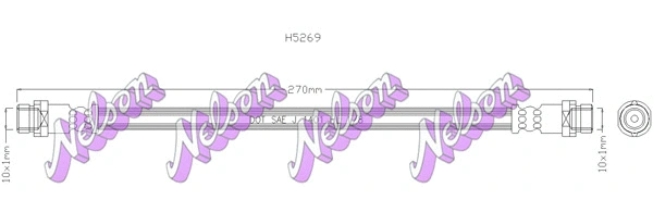 Flexible de frein KAWE H5269