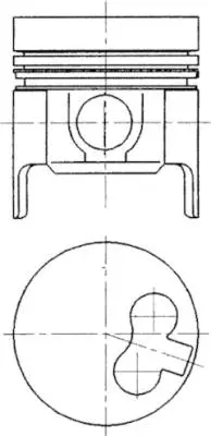 Piston KOLBENSCHMIDT 94756600