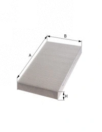 Filtre, air de l'habitacle SAMPIYON FILTER CK 0165