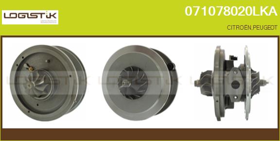 Groupe carter, turbocompresseur LGK 071078020LKA