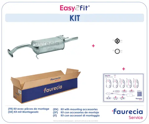 Silencieux arrière Faurecia FS70059