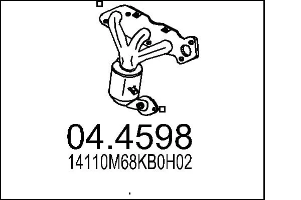 Catalyseur MTS 04.4598