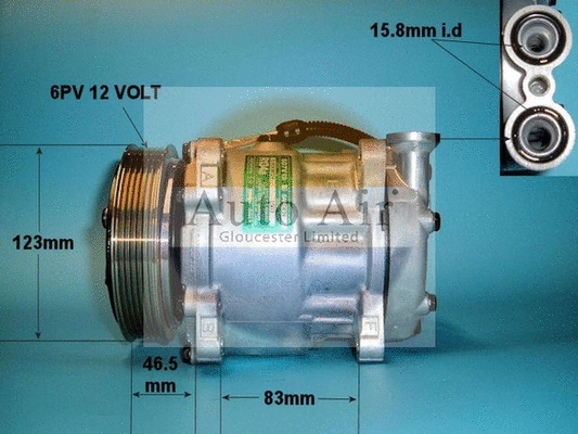 Compresseur, climatisation AUTO AIR GLOUCESTER 14-0280