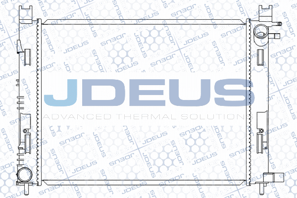 Radiateur, refroidissement du moteur JDEUS M-0231100