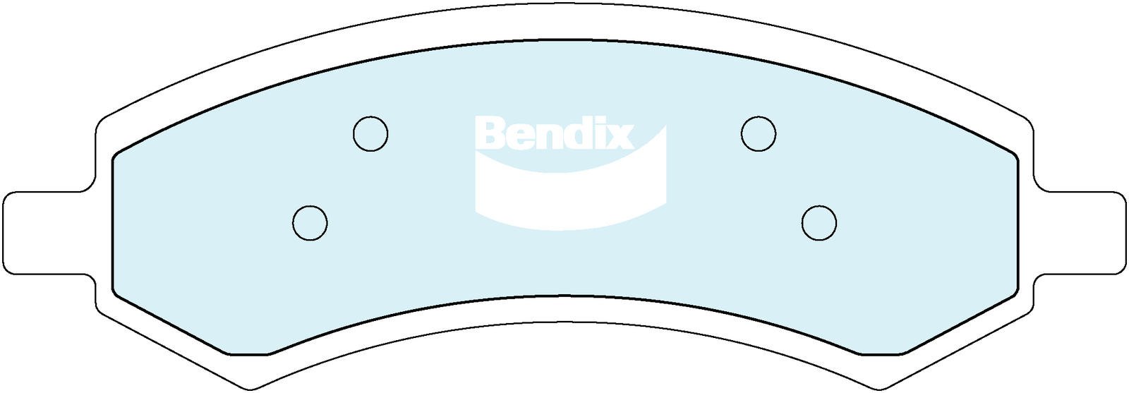 Kit de plaquettes de frein, frein à disque Bendix DB2148 HD