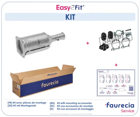 Filtre à particules / à suie, échappement Faurecia FS45691F