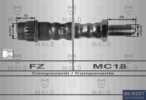 Flexible de frein AKRON-MALÒ 8422
