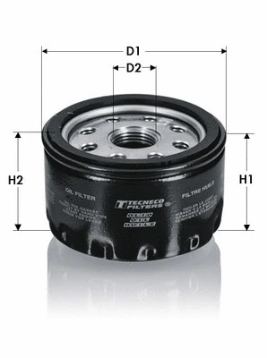 Filtre à huile TECNECO FILTERS OL277