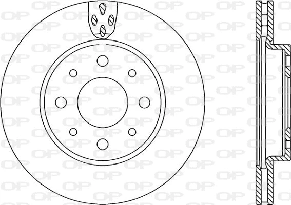 Disque de frein OPEN PARTS BDA2234.20