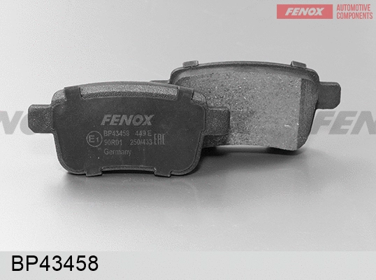 Kit de plaquettes de frein, frein à disque FENOX BP43458