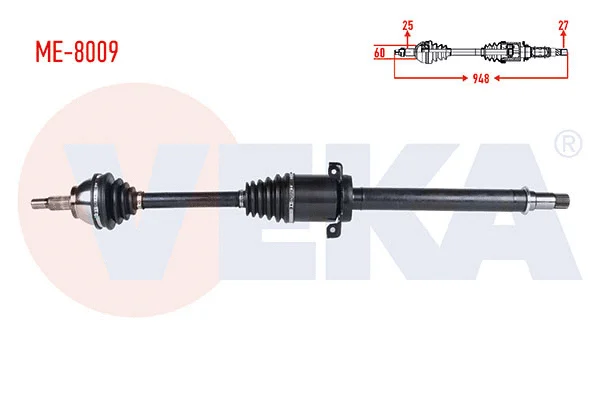 Arbre de transmission VEKA ME-8009