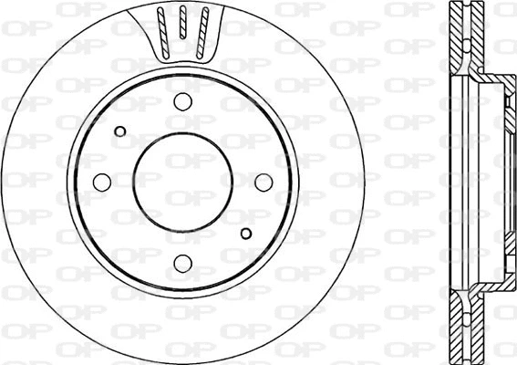 Disque de frein OPEN PARTS BDA2203.20