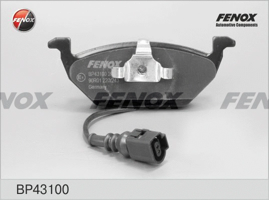 Kit de plaquettes de frein, frein à disque FENOX BP43100