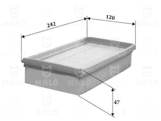 Filtre à air AKRON-MALÒ 1500475