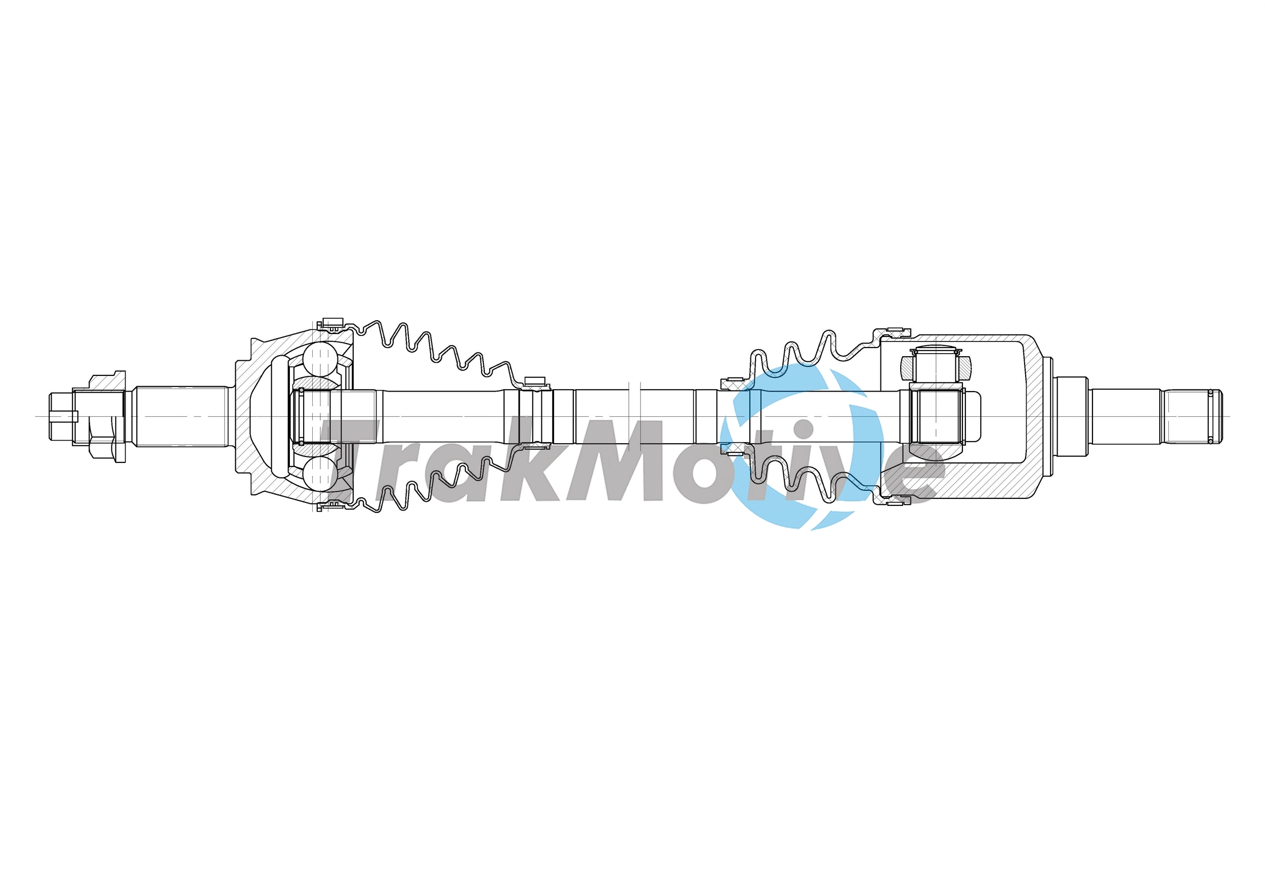 Arbre de transmission TrakMotive 30-2057