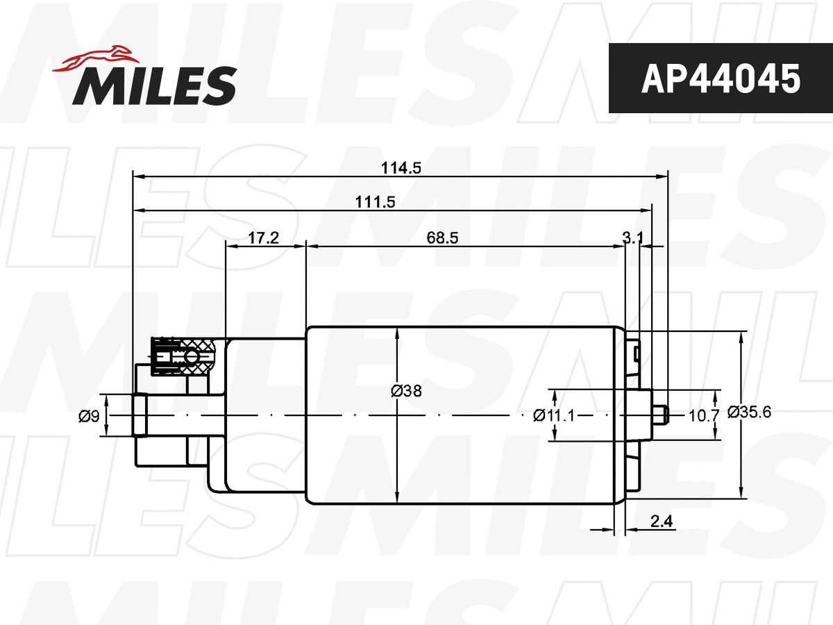 Pompe à carburant MILES AP44045