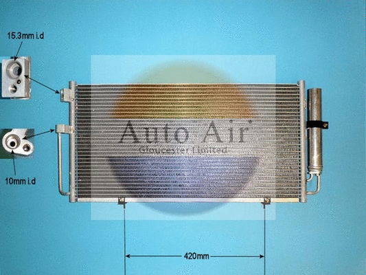 Condenseur, climatisation AUTO AIR GLOUCESTER 16-1105