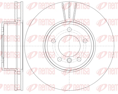 Disque de frein REMSA 6853.10