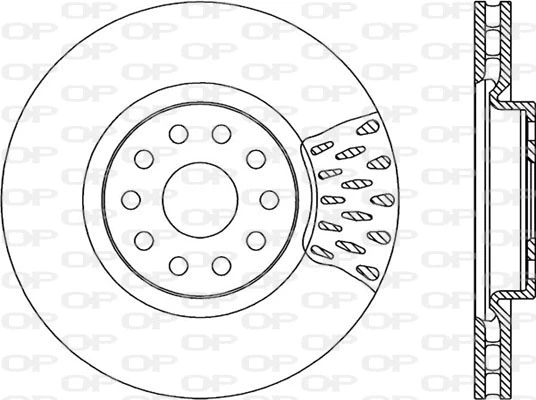 Disque de frein OPEN PARTS BDR1737.20