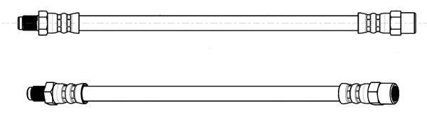 Flexible de frein CEF 510159