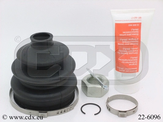 Jeu de joints-soufflets, arbre de commande CDX 22-6096