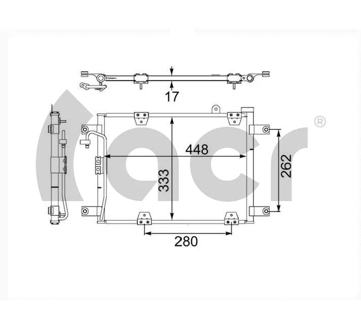 Condenseur, climatisation ACR 300654