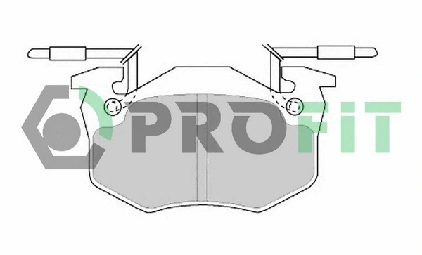 Kit de plaquettes de frein, frein à disque PROFIT 5000-0428