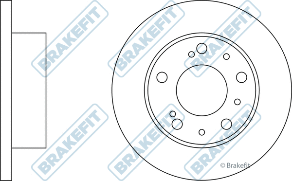 Disque de frein APEC SDK6877