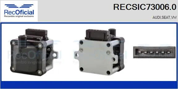 Bobine d'allumage RECOFICIAL RECSIC73006.0