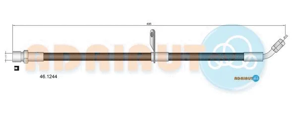 Flexible de frein ADRIAUTO 46.1244