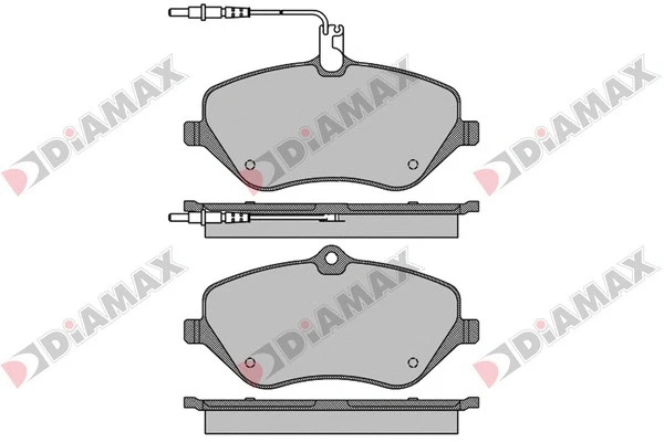 Kit de plaquettes de frein, frein à disque DIAMAX N09531