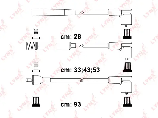 Kit de câbles d'allumage LYNXAUTO SPC5922