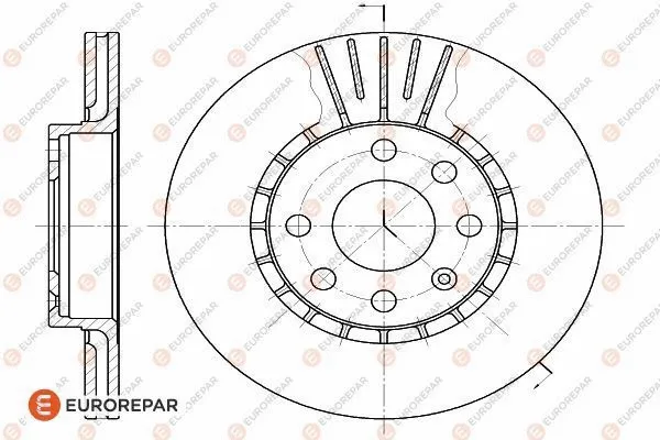 Disque de frein EUROREPAR 1618883980