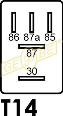 Débitmètre de masse d'air GEBE 9 5045 1